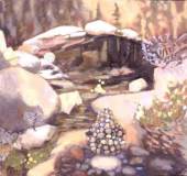 \'Experienced Landscape\', oil painting/canvas
