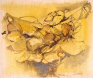 'Waterlilies III', oil/wood, (Portland Community College permanent collection)