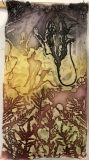 ‘Kelp Bodies‘, Rozome - Japanese resist dye painting/silk, 20.5” x 11”